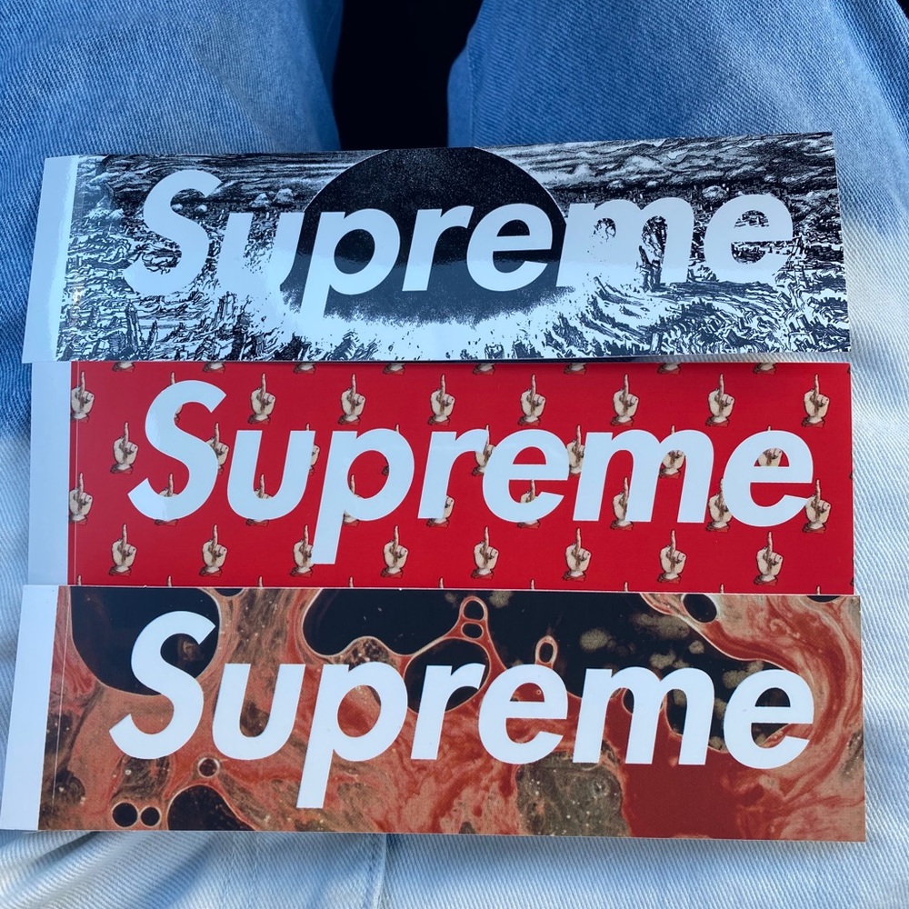 Supreme Stickers (3 Pack)